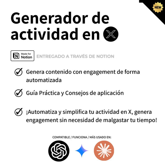 Automatiza tu actividad en X - Rey Del Prompt