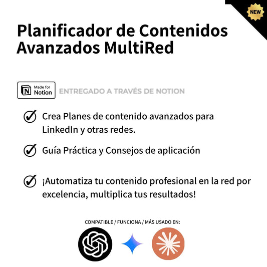 Planificación Contenidos MultiRed - Rey Del Prompt