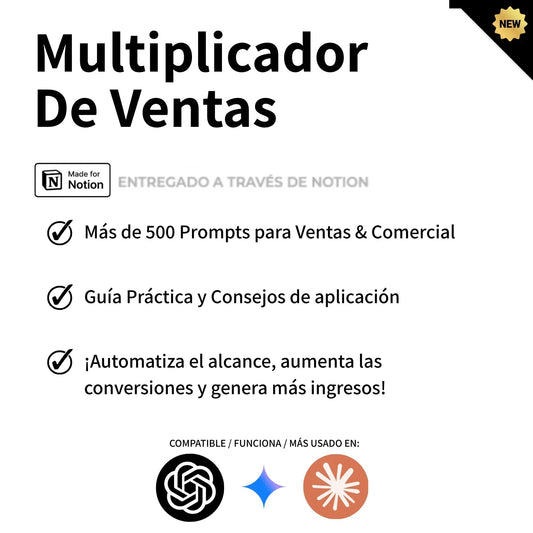 Prompts Para Ventas - Gratis - Rey Del Prompt